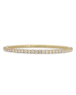 Roberto Demeglio Extensible 18K Gold Diamond Stretch Tennis Bracelet