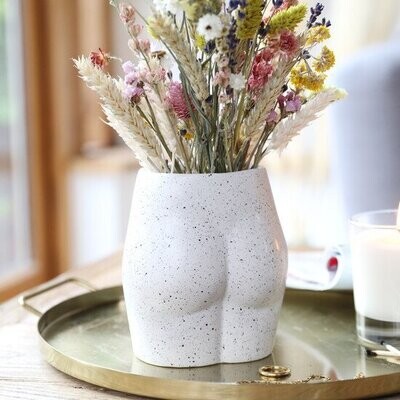 Speckled Bum Ceramic Vase