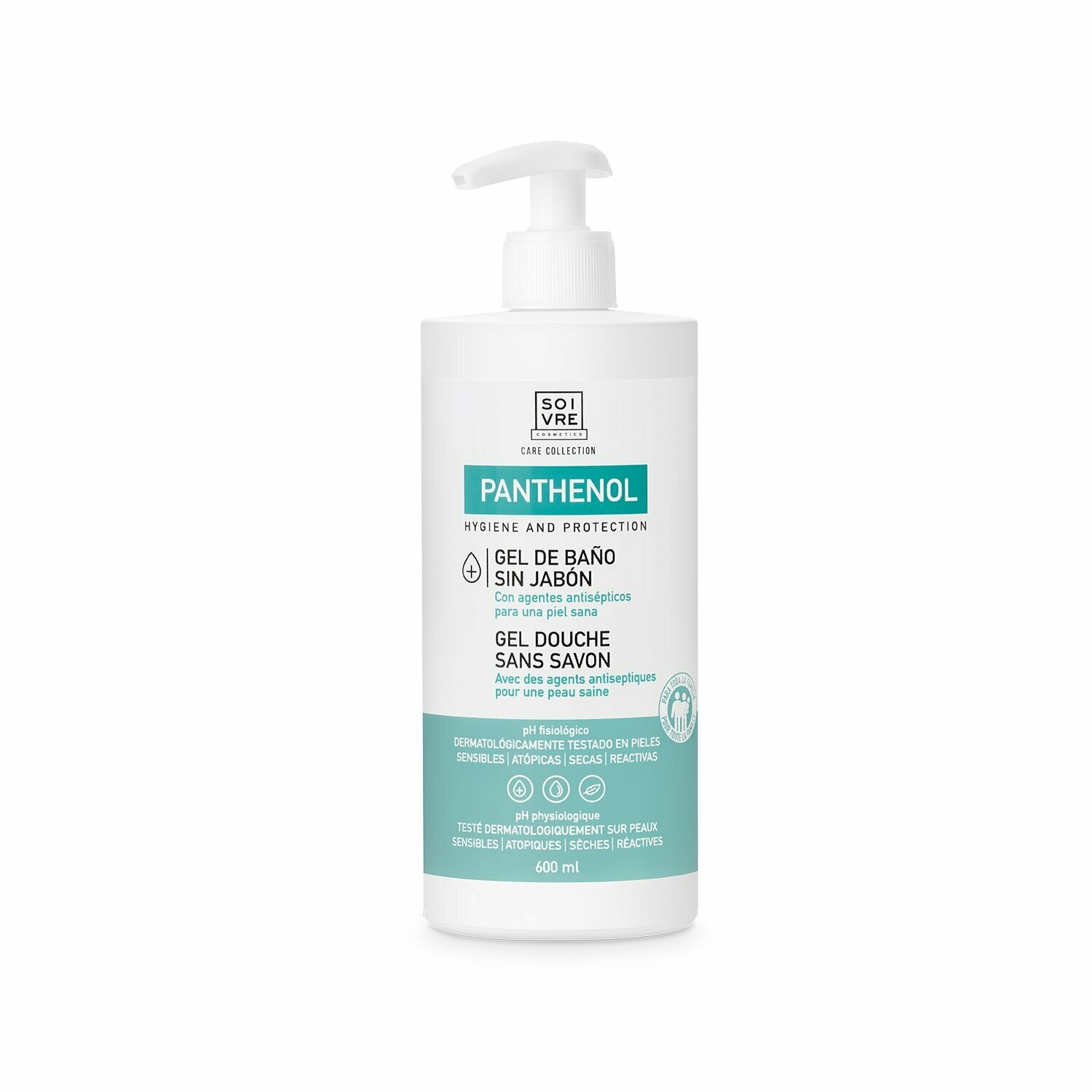 Gel de baño sin jabón