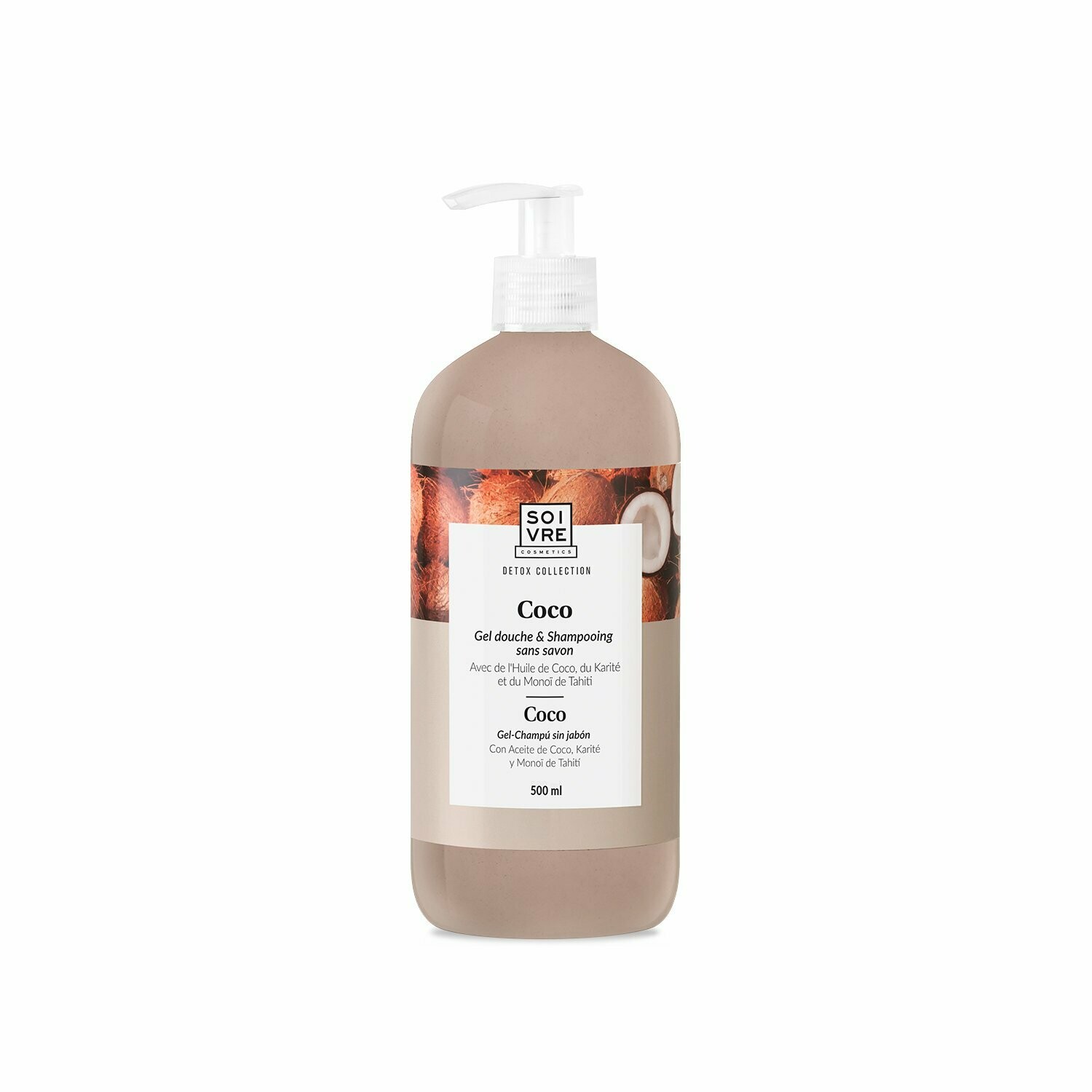 Gel champú sin jabón Coco