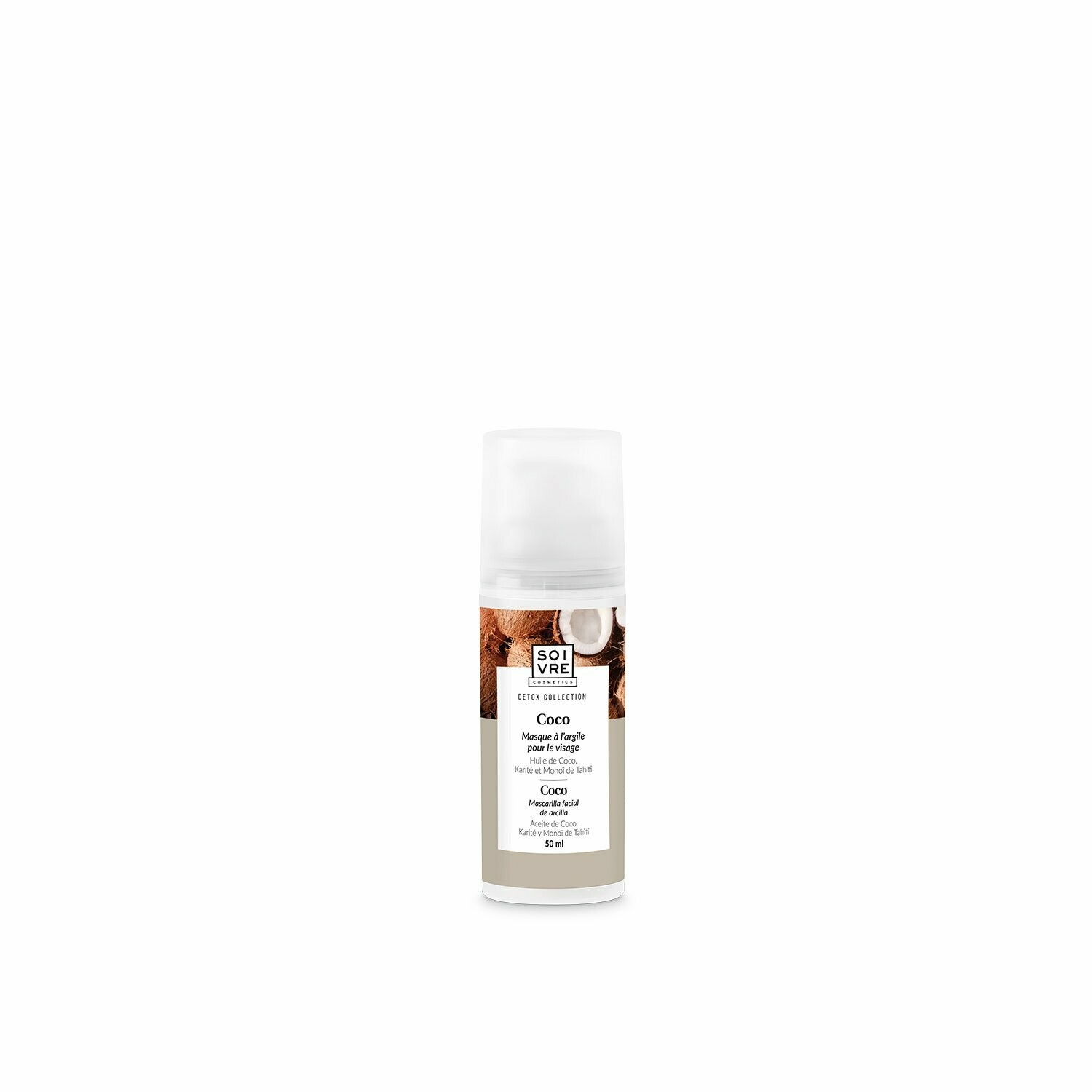 Mascarilla facial de arcilla Coco