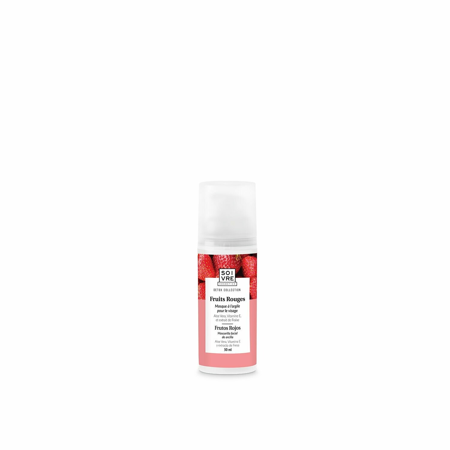 Mascarilla facial de arcilla Frutos Rojos
