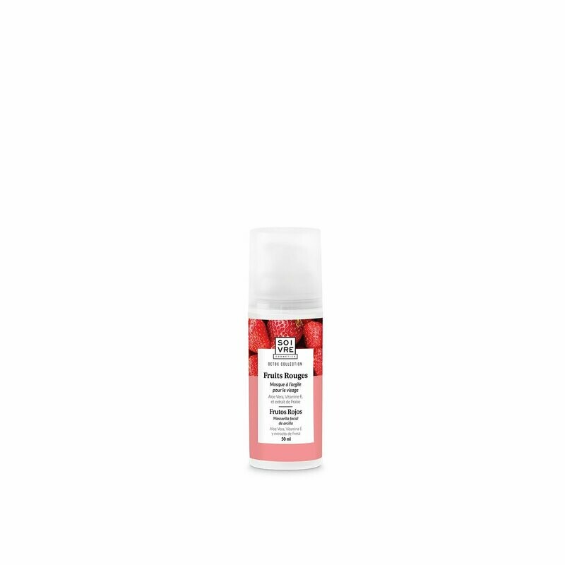 Mascarilla facial de arcilla Frutos Rojos