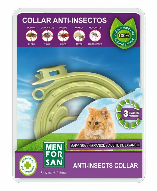 COLLAR ANTI-INSECTOS GATOS