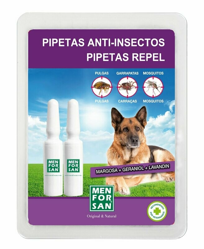 PIPETAS ANTI-INSECTOS PERROS