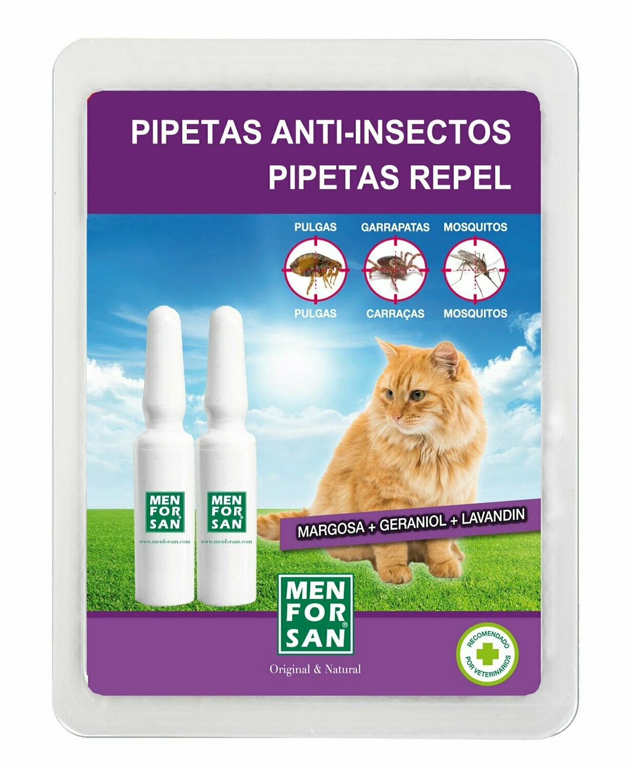 PIPETAS ANTI-INSECTOS GATOS