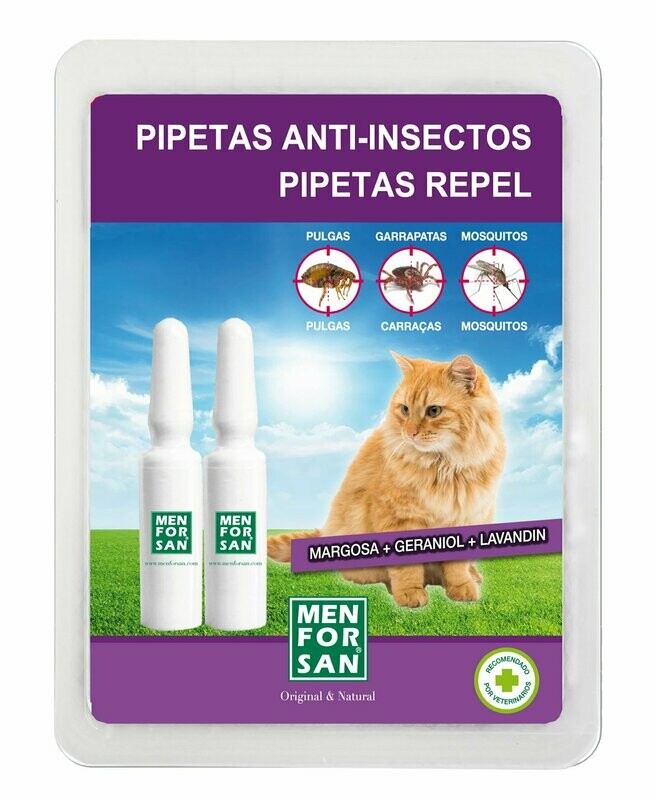 PIPETAS ANTI-INSECTOS GATOS
