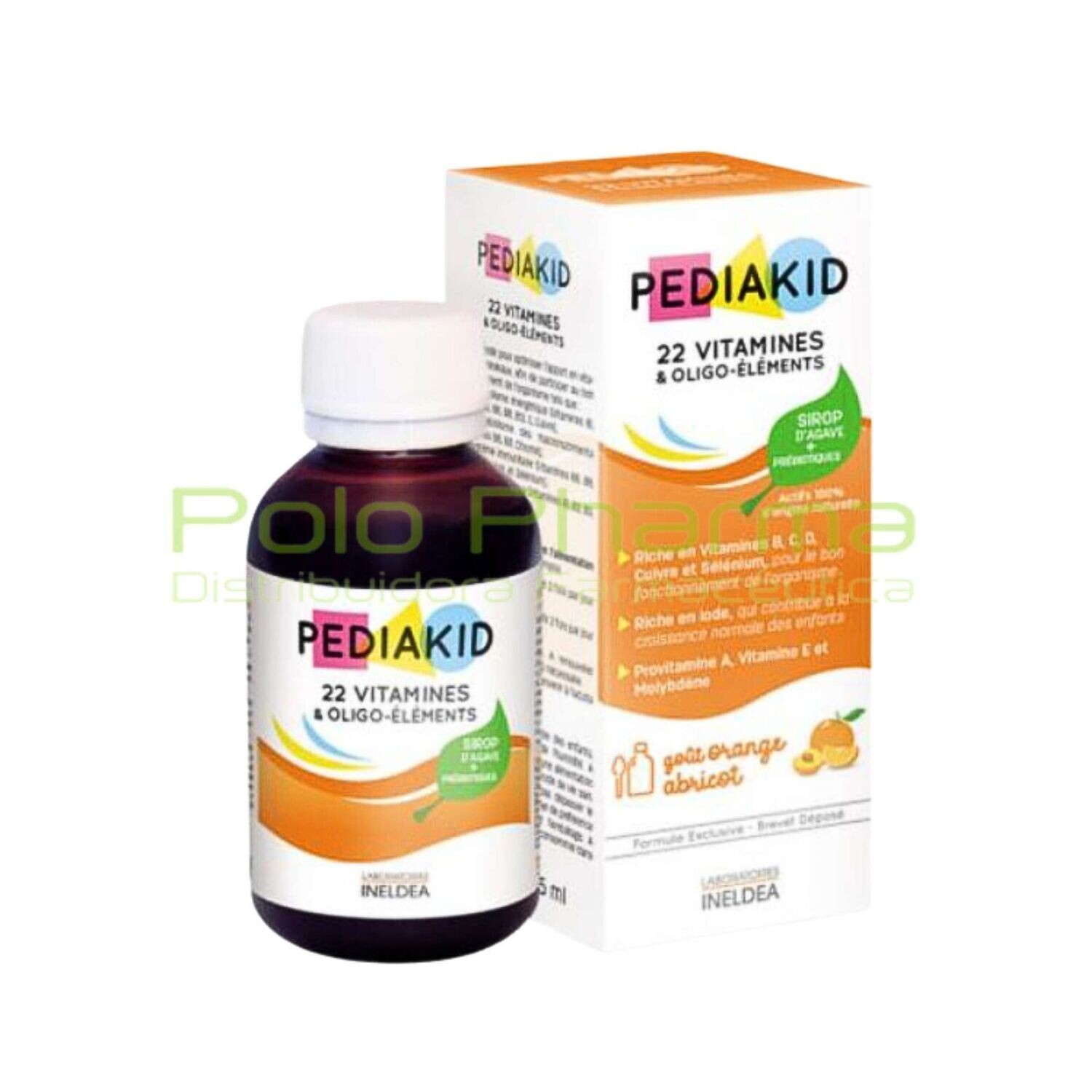 PEDIAKID 22 VITAMINAS Y OLIGOELEMENTOS 125ML CN 168601