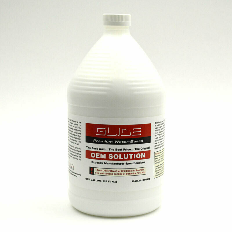 Glide OEM Solution for Manual-Wax Treadmills (1 Gallon)