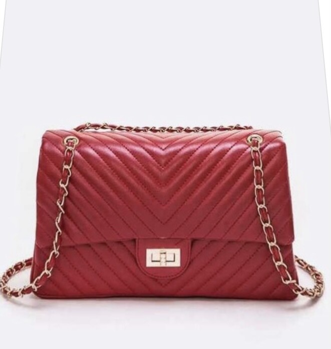 chevron purse