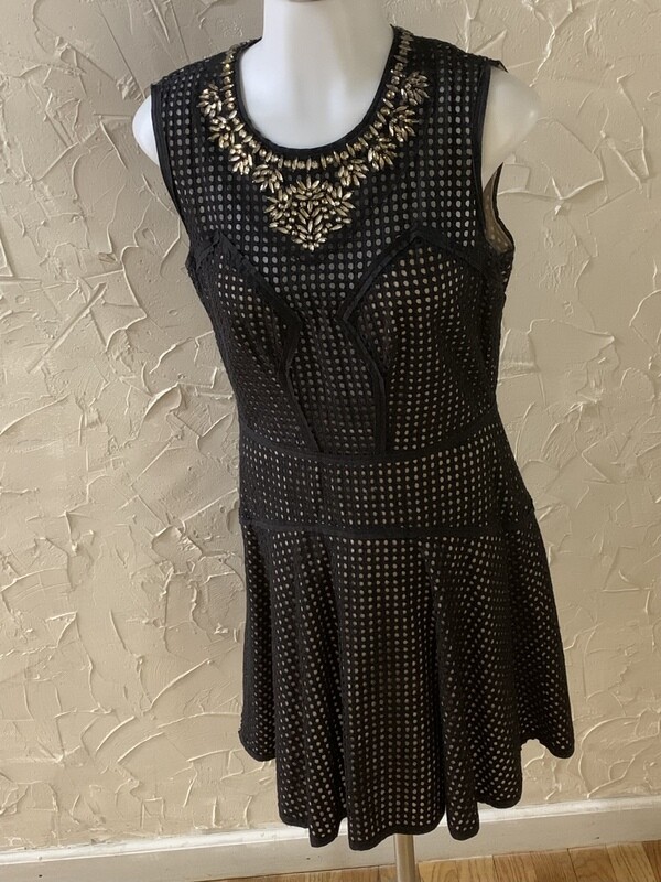 BCBG MaxAzria stone  Embellished Dress