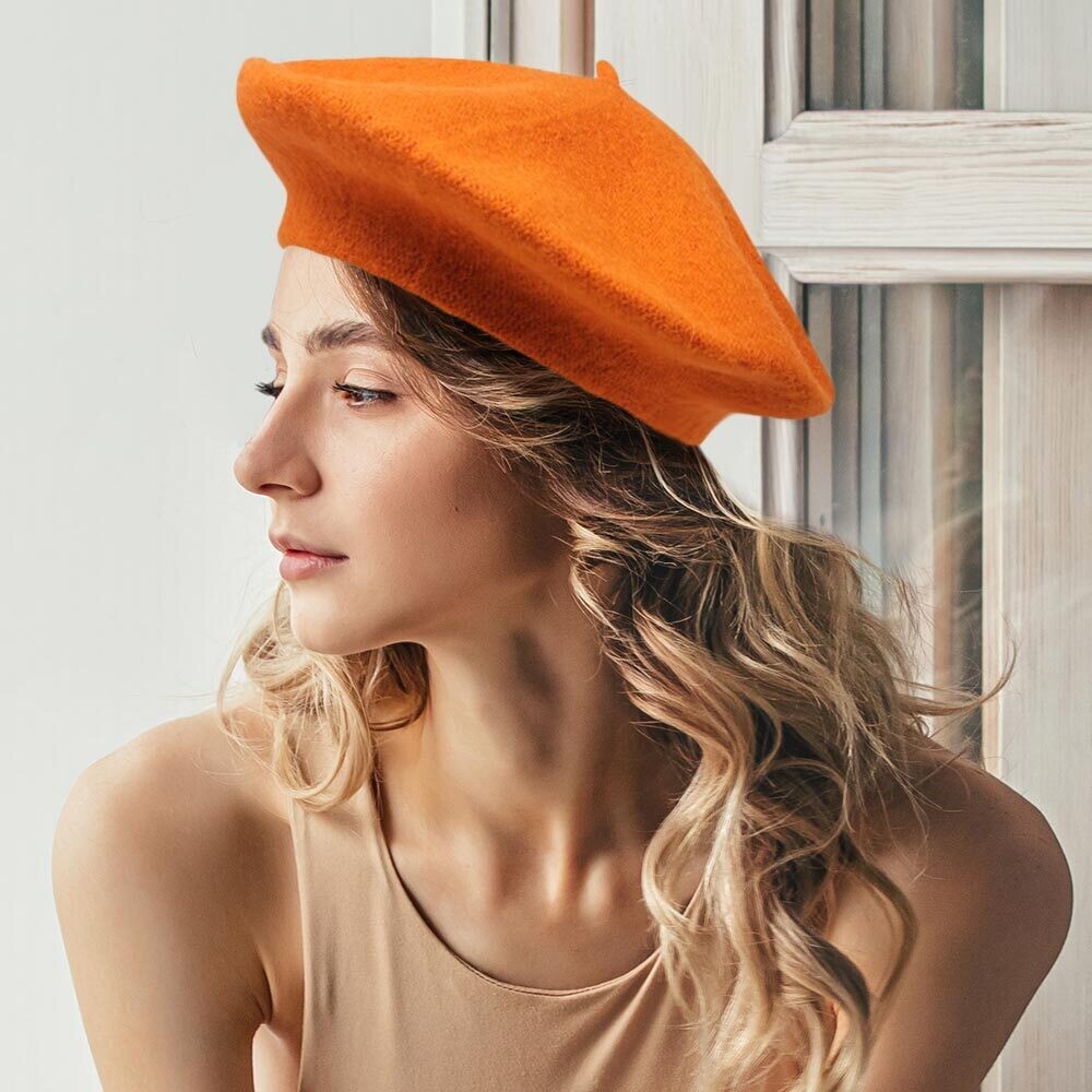 Orange beret