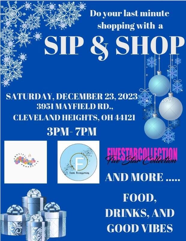 Holiday pop-up 
Saturday before Christmas ❤️