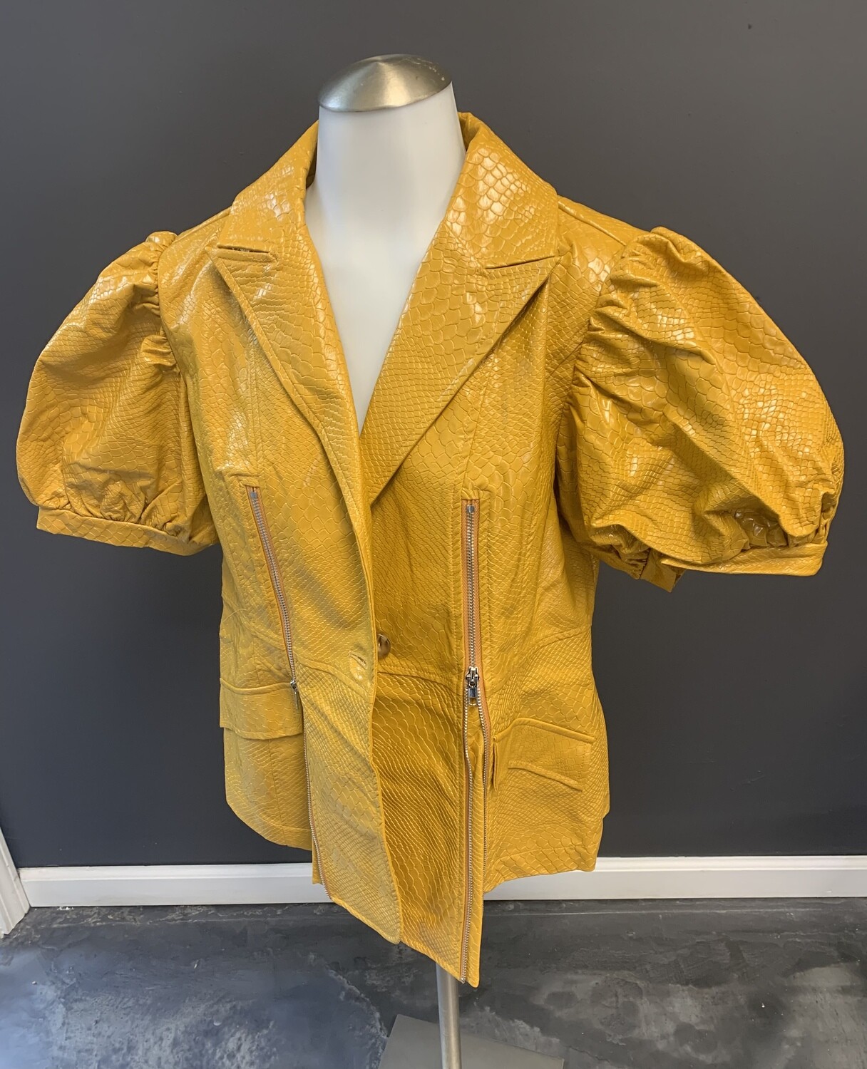 Faux leather jacket