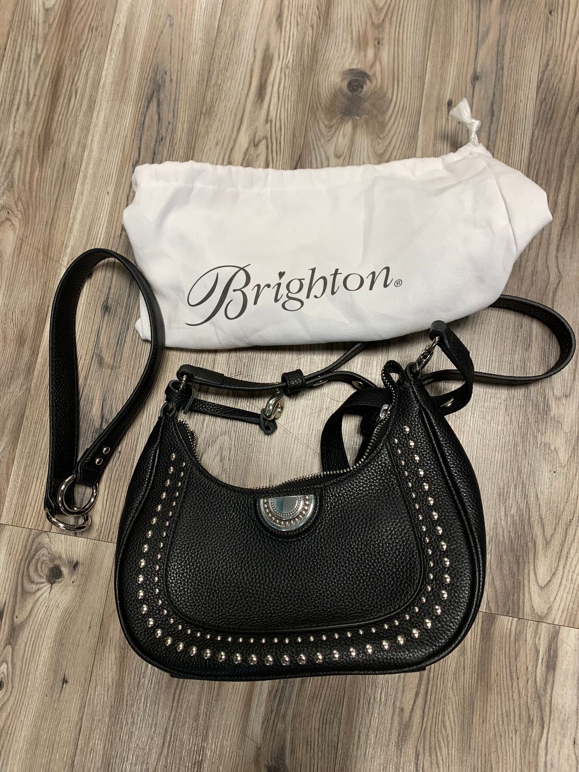 Brighton black studded purse