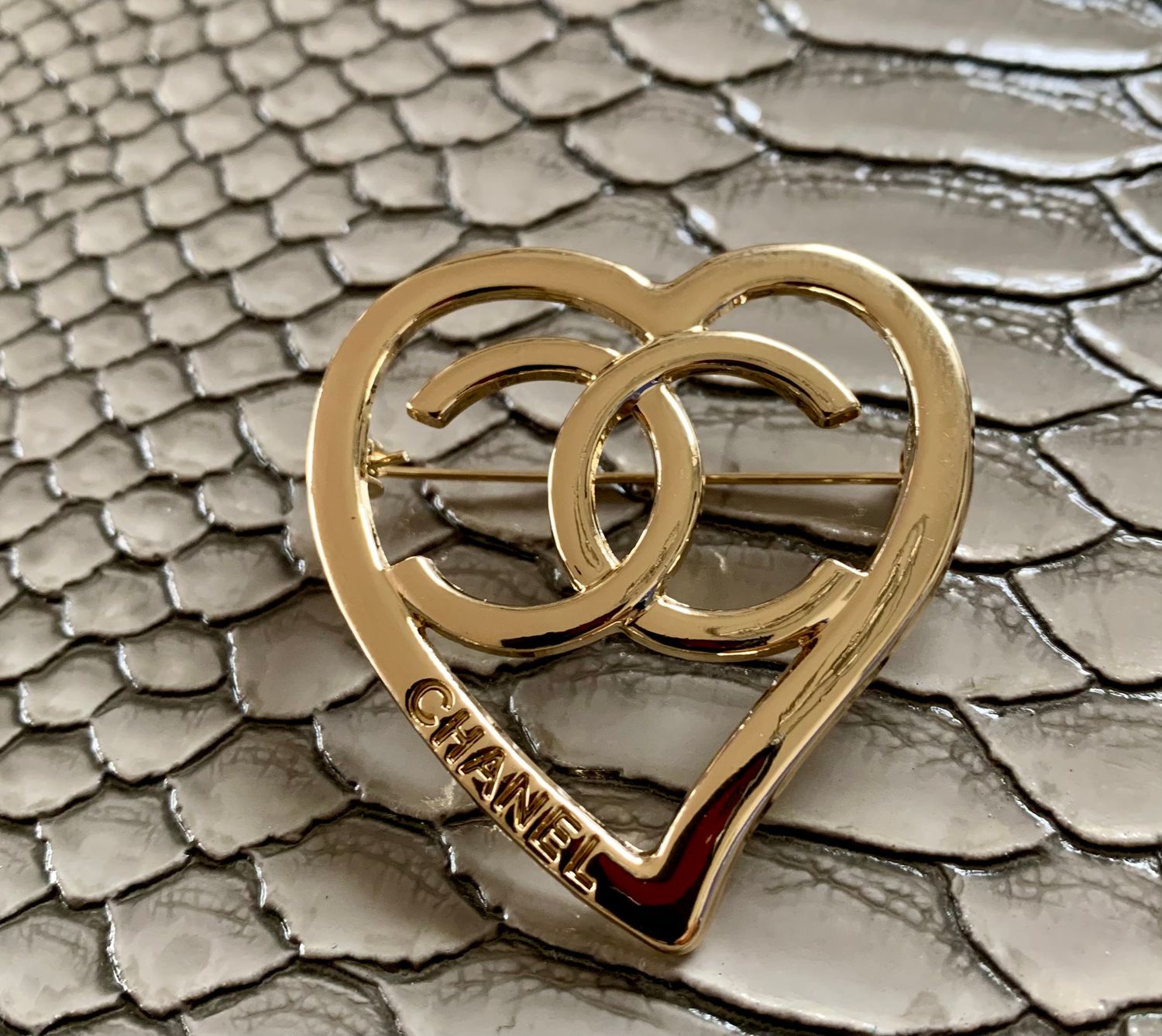 Heart brooch