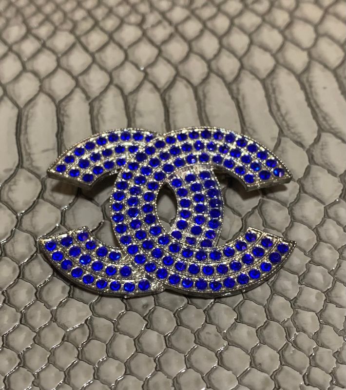 Blue brooch