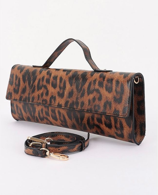 Printed clutch purse