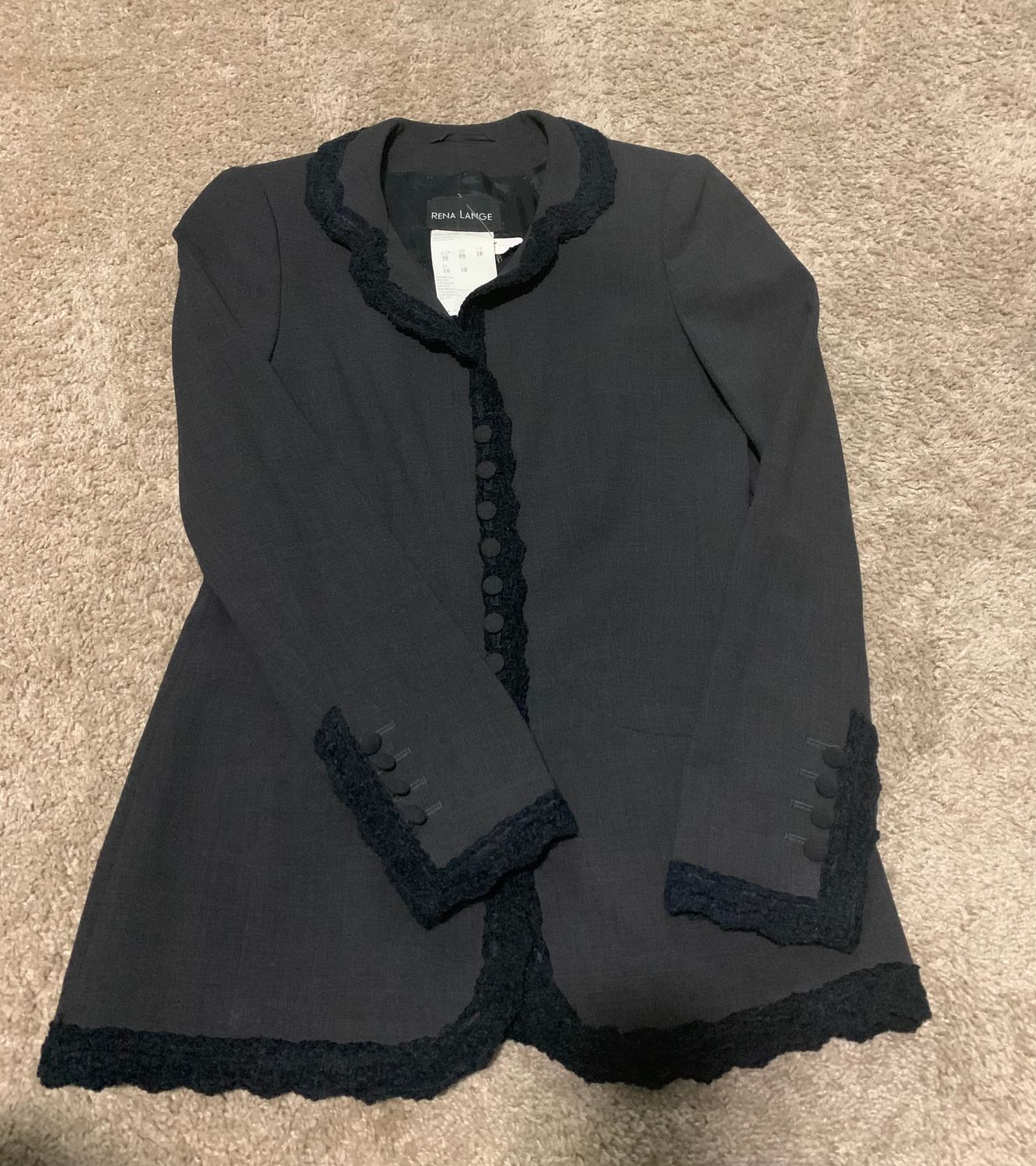 Rena Lange designer blazer