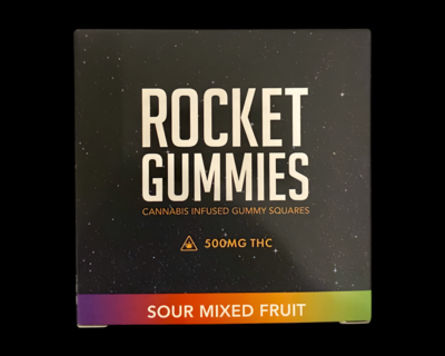 Rocket Gummies Cannabis-Infused Gummy Mixed Fruit [500mg]