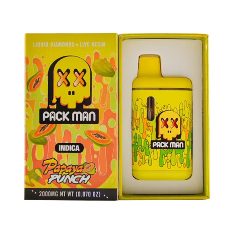 Pack Man 2g disposable (Liquid Diamonds + Live Resin)