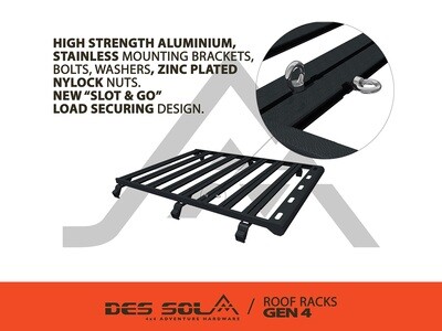Des Sol Gen 4 All Aluminium Roof Rack (3 Door)