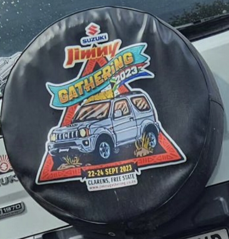 Official “Jimny Gathering” Gen 3 Spare Wheel Covers