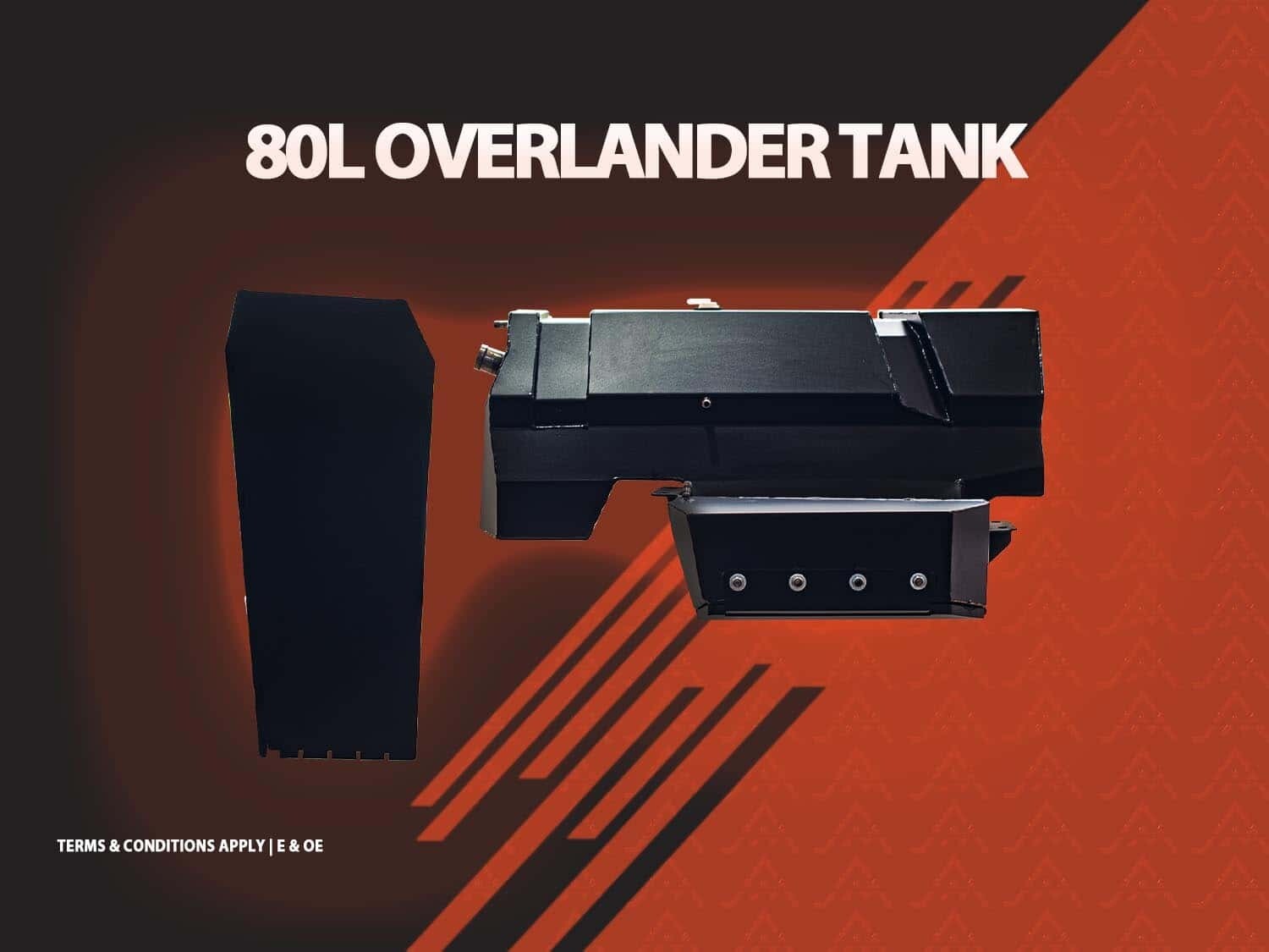 Des Sol Overlander – Gen 4 – 80 Litre Long Range Tank