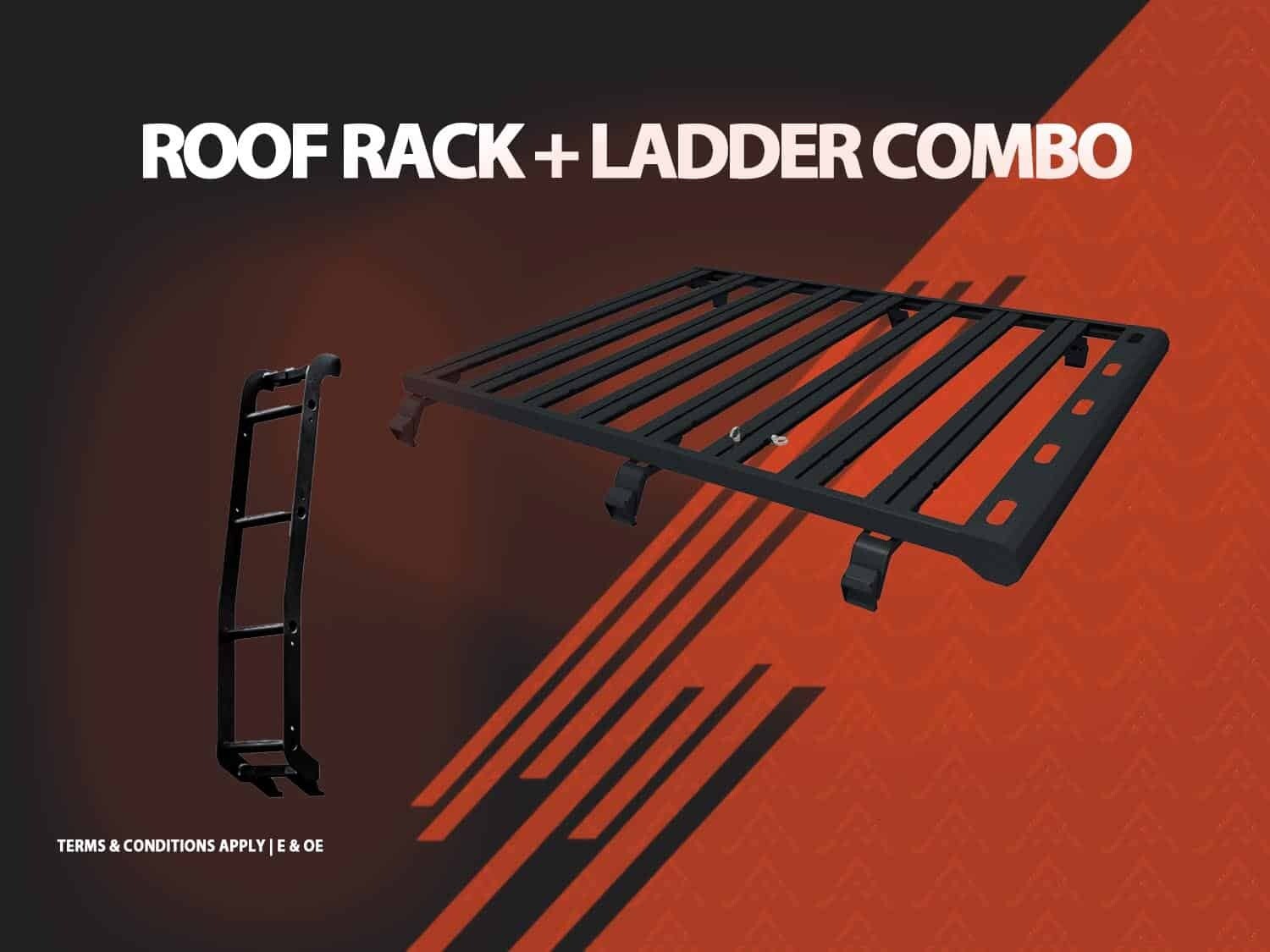 Des Sol Gen 4 (3 Door) – Roof Rack and Ladder Combo