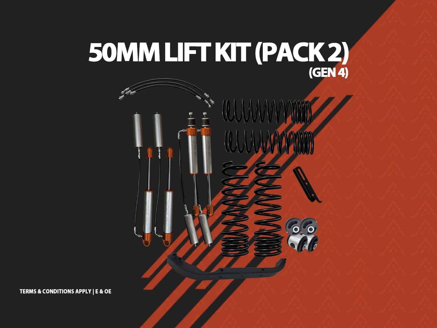 Des Sol EV1L50 Series Gen4 – 50mm Lift Kit (Pack 2)