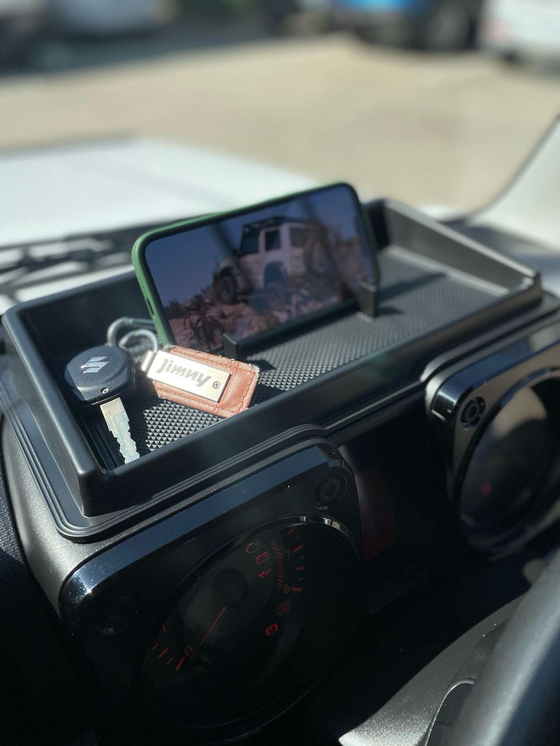 Dashboard Tray with Phone Stand