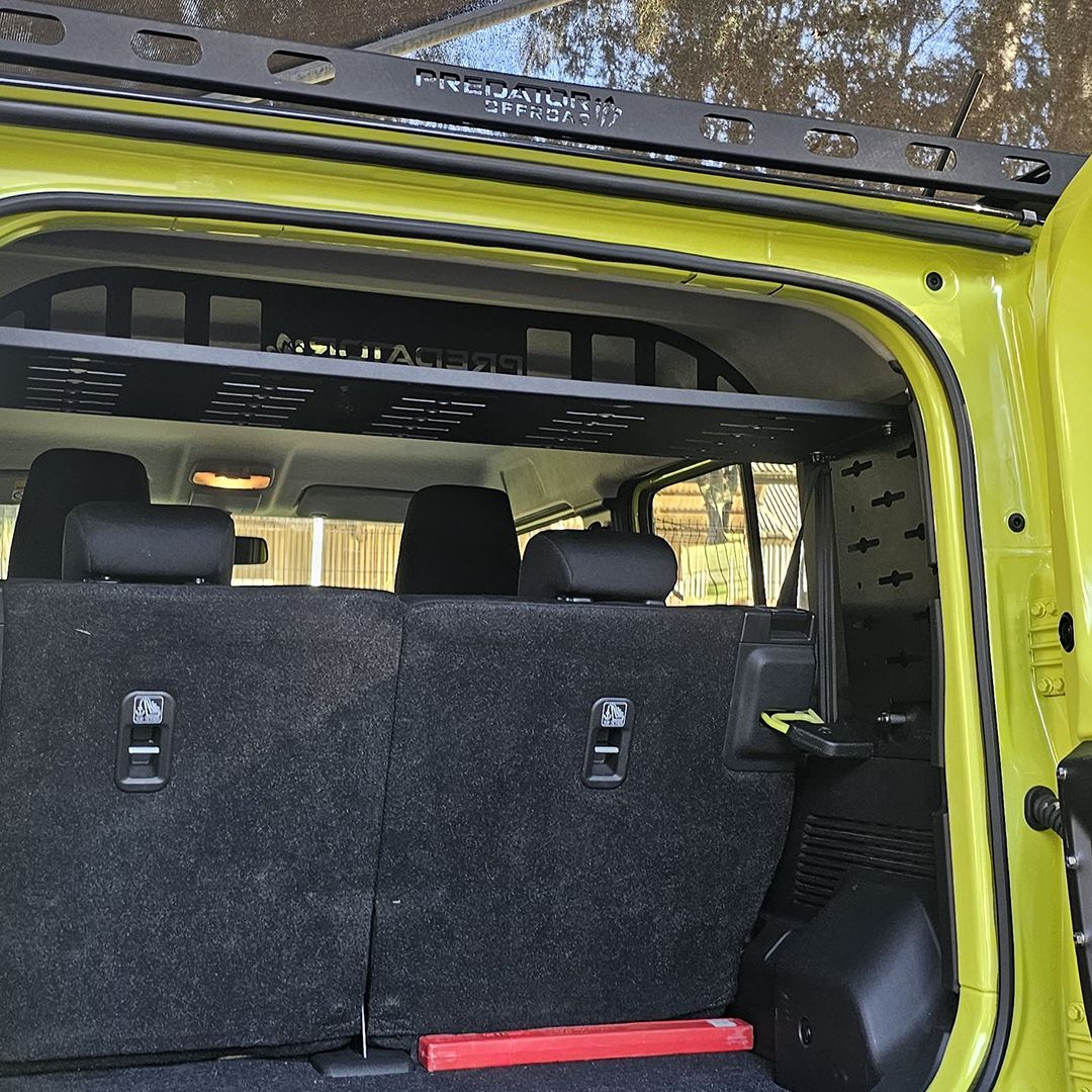 Suzuki Jimny 5 Door Interior Rear Roof Molle Rack