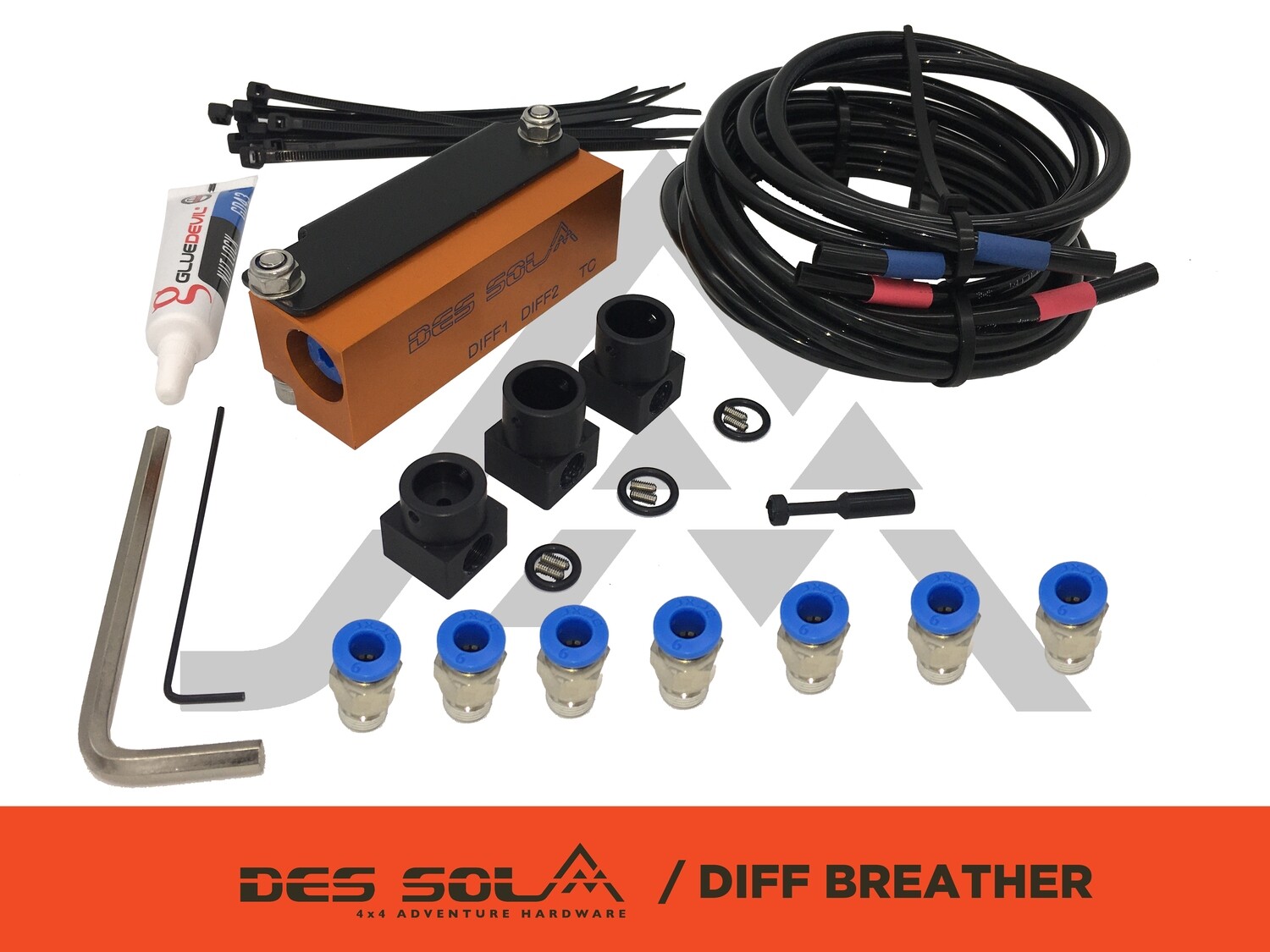 Suzuki Jimny Gen 3 Differential Breather Kit