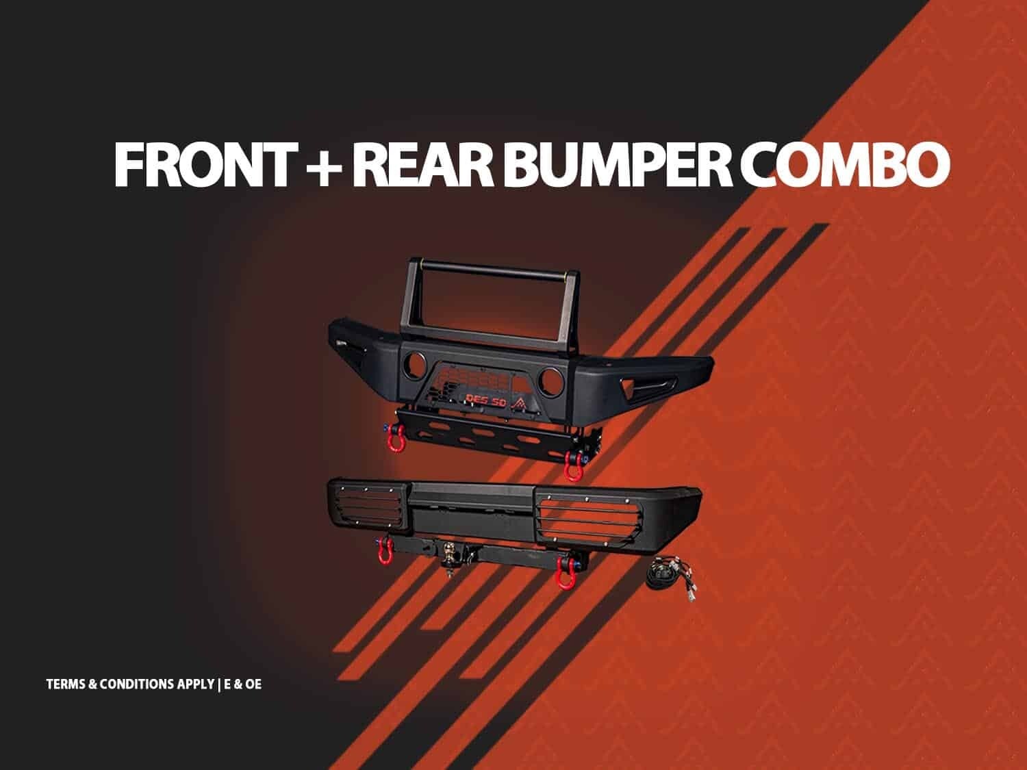 Suzuki Jimny Gen 4 Front &amp; Rear Bumper Combo