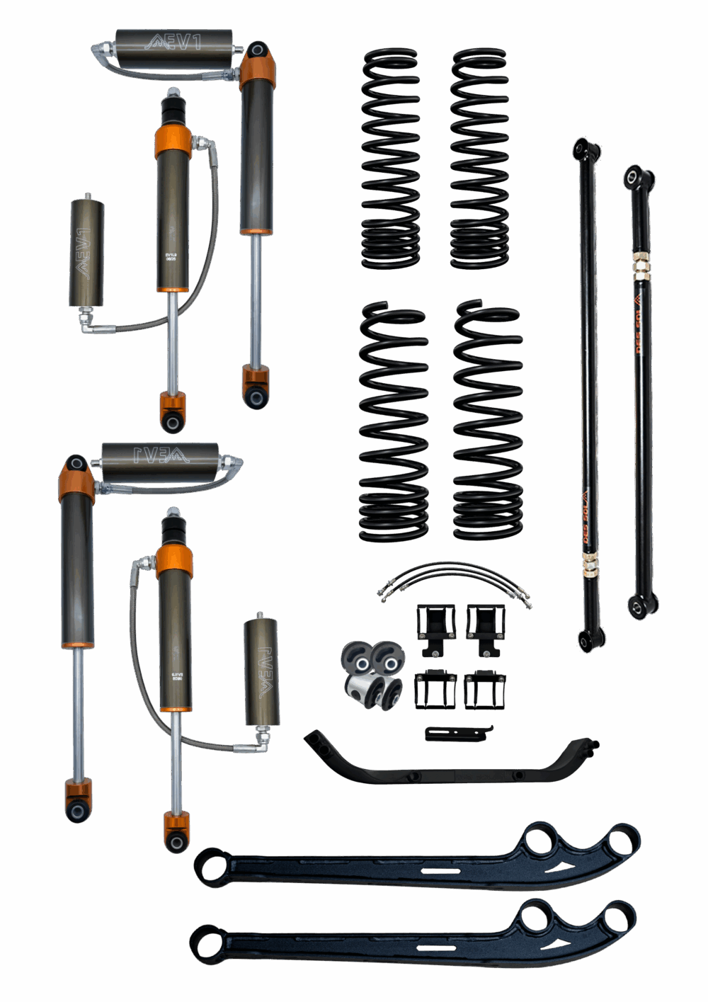 Suzuki Jimny Gen 4 EV1L50 50mm Expedition Suspension Lift Kit – Pack 4