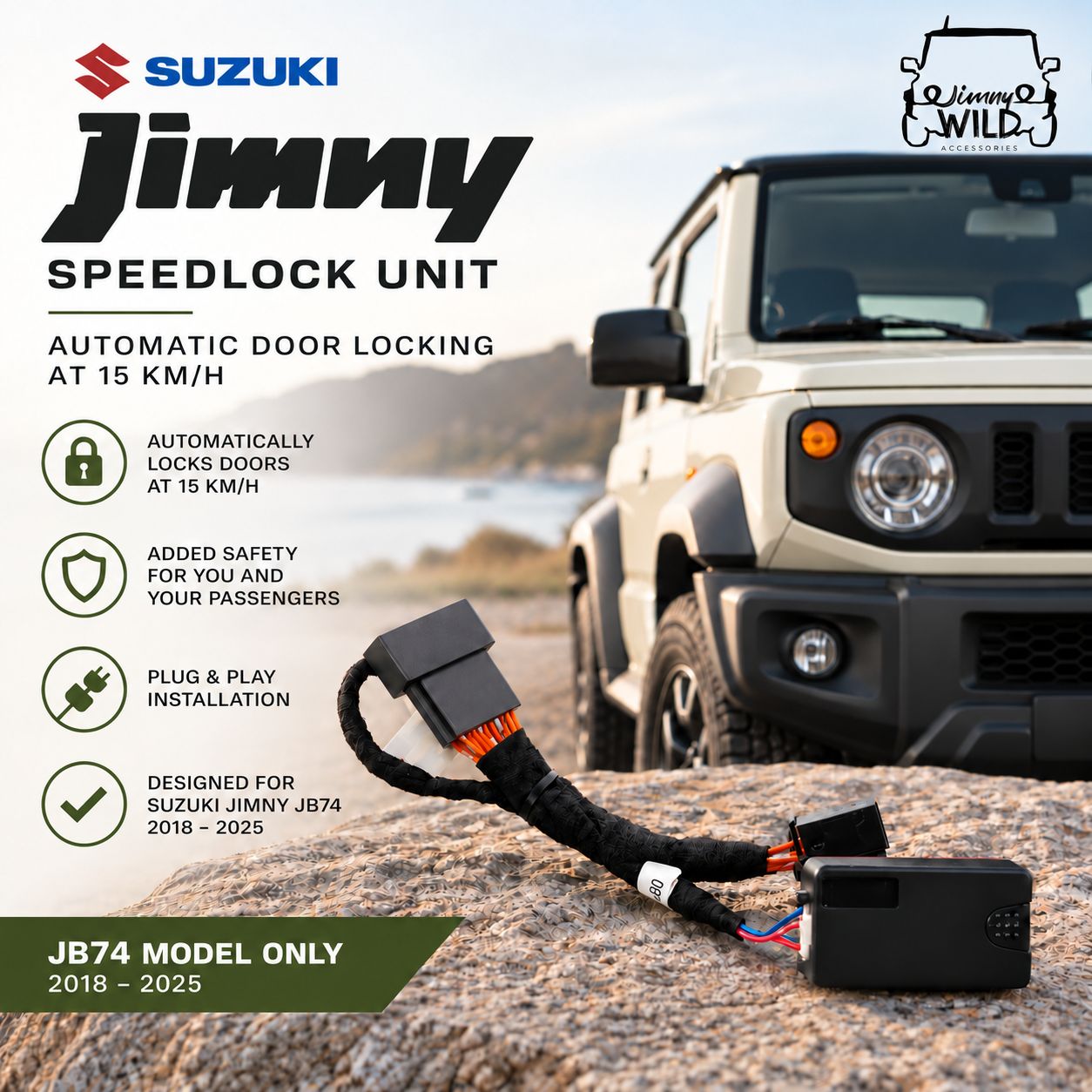 Jimny OBD Speed Lock (2018-2025)