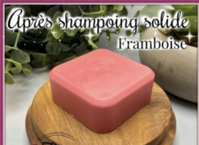 Après shampoing solide: Framboise