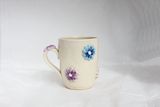 Purple and Blue Flower Mug