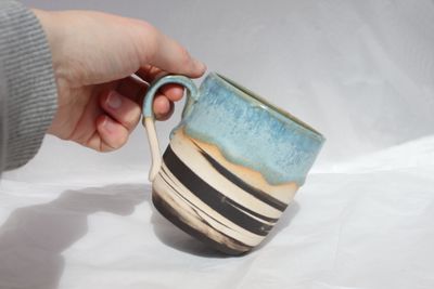 Marbled Blue Mug