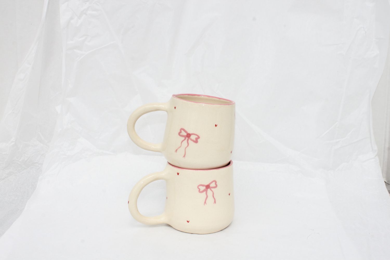 Hearts n Bows wheelthrown