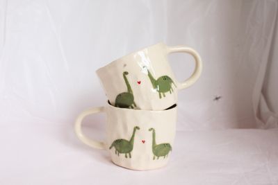 Green Dino Mug