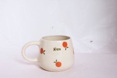 &#39;Mum&#39; - oranges (wheelthrown)