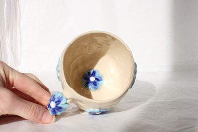 Blue Flower Mug
