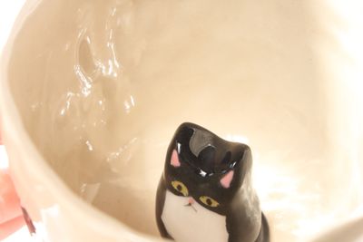 Kitty Cat Mug - tuxedo cat