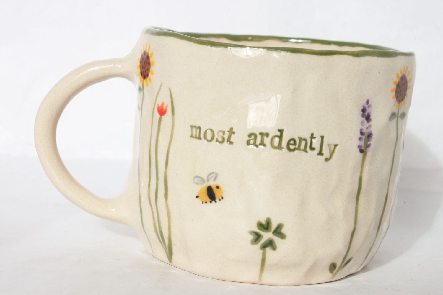 &#39;Most ardently&#39; wildflower Mug