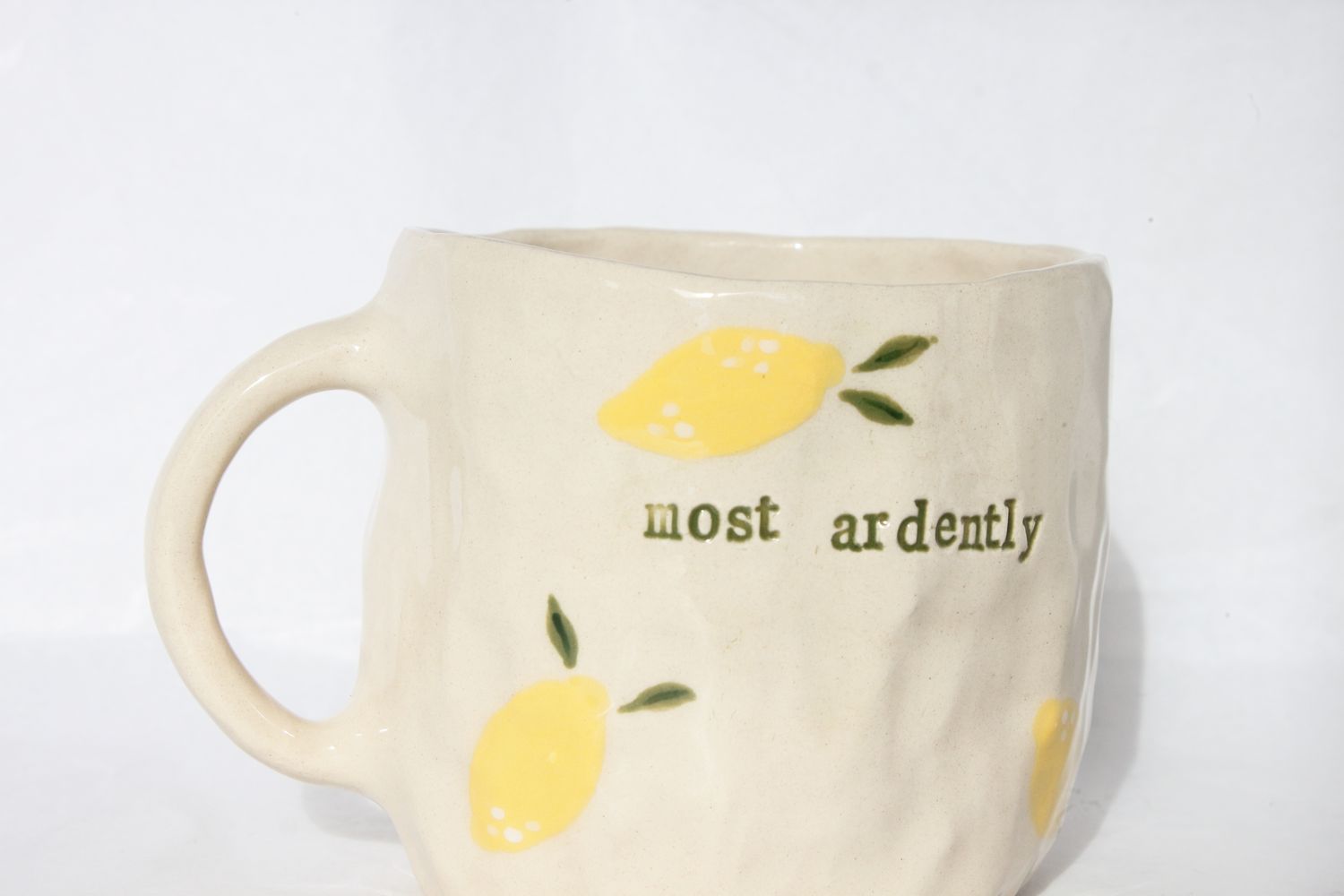 &#39;Most ardently&#39; lemons Mug