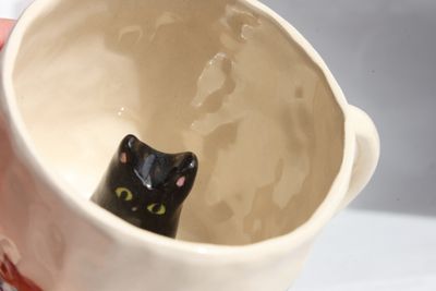Kitty Cat Mug - black cat
