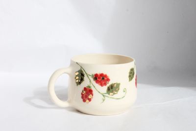 Bramble Patch Raspberry Mug -  wheelthrown