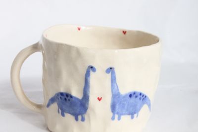 Blue Dino Mug