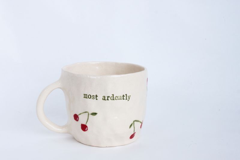 &#39;Most ardently&#39; Cherries Mug